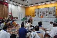 Informal interaction with Sadhakas and Sanchalaks at Manas Bhavan, Ayodhya (23 March 2025)
